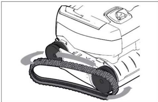 POLARIS P724 - Remplacement de la chenille - 2