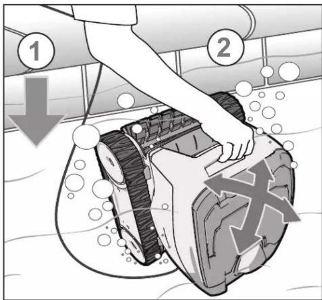 POLARIS P724 - Installer et immerger le robot nettoyeur - 1