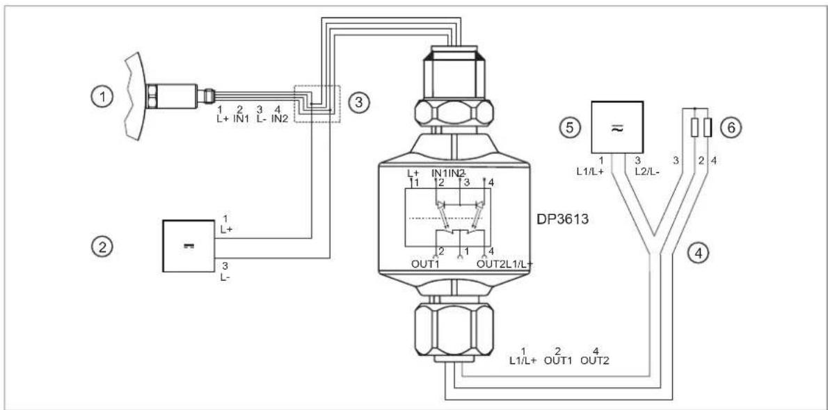 IFM DP3613 - Exemple d'application - 2