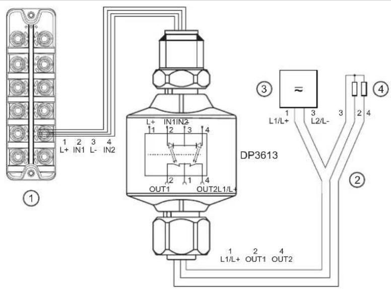 IFM DP3613 - Exemple d'application - 1