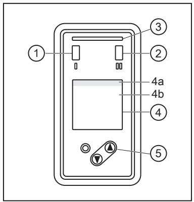 IFM SUH400 - Elementos de manejo e indicación - 1