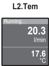 IFM SUH200 - Layout do display - 2