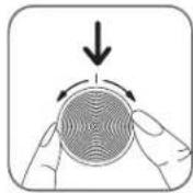 MOULINEX Easy Fry AL6058 - Setarea butonului rotativ (selectorul) - 1