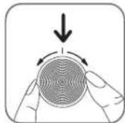MOULINEX Easy Fry AL6058 - Impostazione della manopola rotante (selettore) - 1
