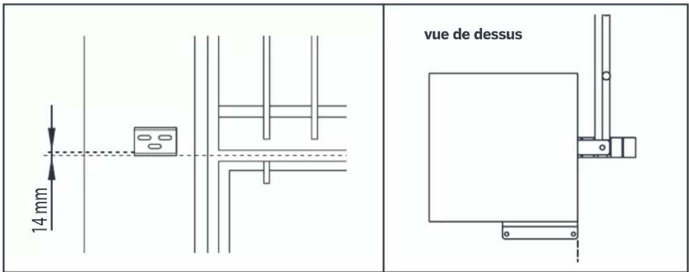 THOMSON 510062 - - Pose des moteurs - Cas d'une ouverture vers l'extérieur de la propriété - 2