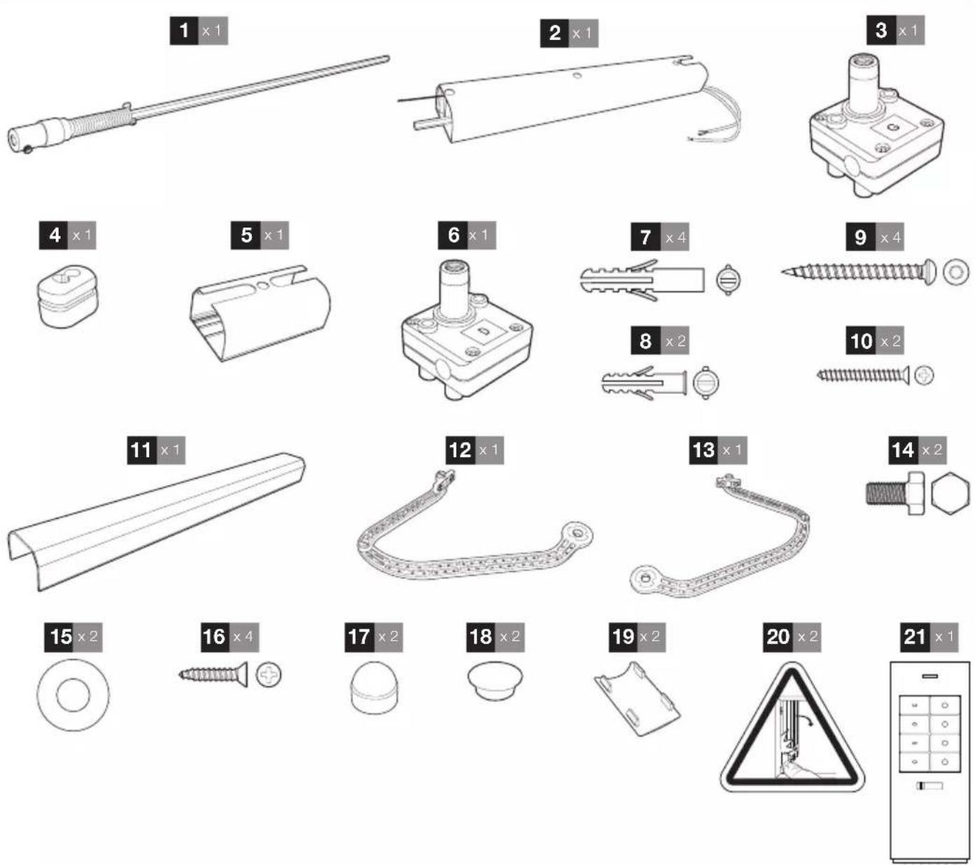 THOMSON 500015 - - CONTENU DU KIT - 1