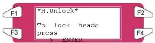 XEROX 8265 - Menu H.Unlock (Déverrouillage des têtes) - 2