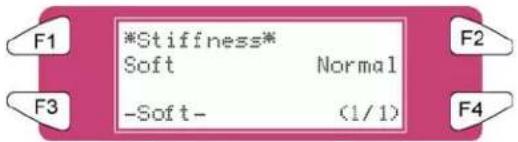 XEROX 8265 - Menu Stiffness (Rigidité) - 1