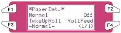 XEROX 8265 - Menu PaperDet. (Détection du support) - 1