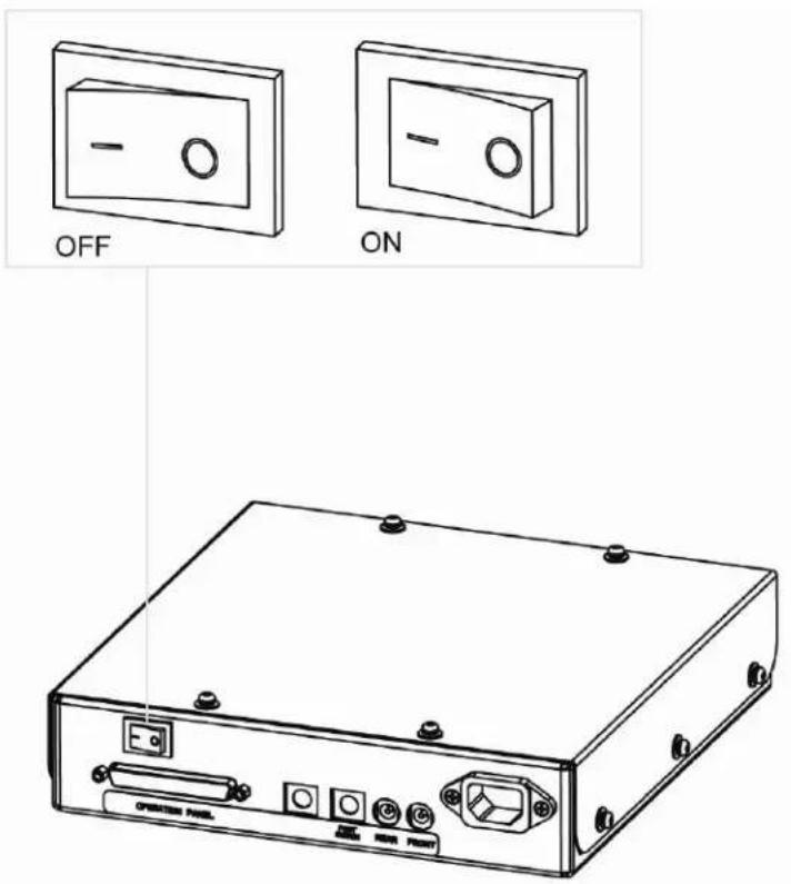 XEROX 8265 - MISE SOUS/HORS TENSION DE L'ENROULEUR/DEROULEUR - 1