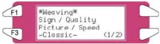 XEROX 8265 - Menu HeadSpeed (Vitesse de la tête) - 2