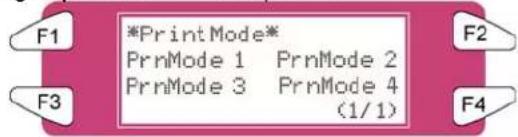 XEROX 8265 - Menu PrintMode (Mode d'impression) - 1