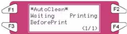 XEROX 8265 - Menu AutoClean (Nettoyage auto) - 1