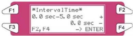 XEROX 8265 - Menu IntervalTime (Intervalle de temps) - 1
