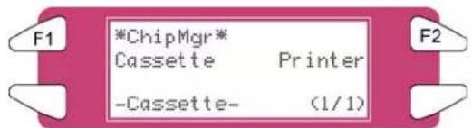 XEROX 8265 - Menu ChipMgr - 1