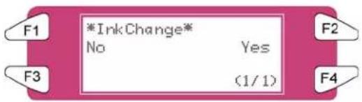 XEROX 8265 - Menu InkChange (Changer l'encre) - 1