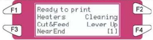 XEROX 8265 - Messages d'erreur portant sur le niveau d'encre restant. - 1