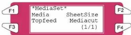 XEROX 8265 - Menu MediaSet (Définir le support) - 1