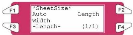 XEROX 8265 - Menu SheetSize (Format de feuille) - 1