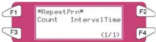 XEROX 8265 - Menu RepeatPrn (Répéter l'impression) - 1
