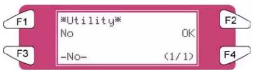 XEROX 8265 - Menu Utility (Utilitaire) - 1
