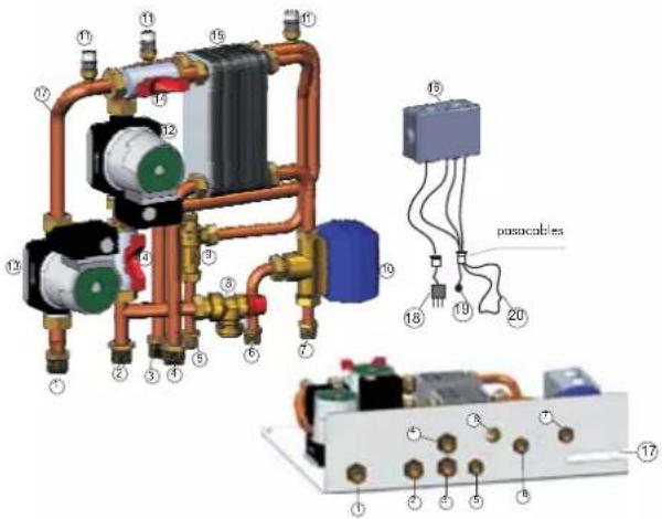 EDILKAMIN ACQUATONDO PLUS - EXCHANGER 3-WAY (optional) - 11