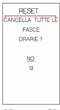 EDILKAMIN MYA AIR TIGHT - Per associare una delle tre temperature a una fascia oraria ("IMPOSTA" a display), da Crono, premere il tasto "OK". Compare la schermata seguente. - 6