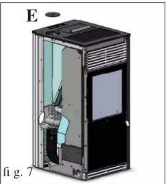 EDILKAMIN KIKKA PLUS - SIDE SMOKE OUTPUT CONNECTION - 1
