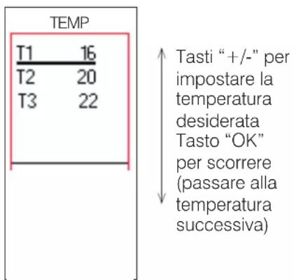 EDILKAMIN LILLE 5 - Per impostare i livelli di temperatura - 2