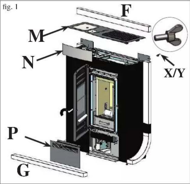 EDILKAMIN DAME Air Tight - INSTALLATION INSERTS EN MARBRE, EN OPTION - 1