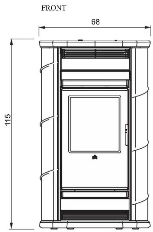 EDILKAMIN LUX - DIMENSIONS AND FINISHINGS - 1