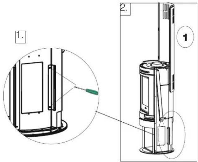 EDILKAMIN TALLY - MONTAGGIO RIVESTIMENTO (descrizione alle figure seguenti) - 1