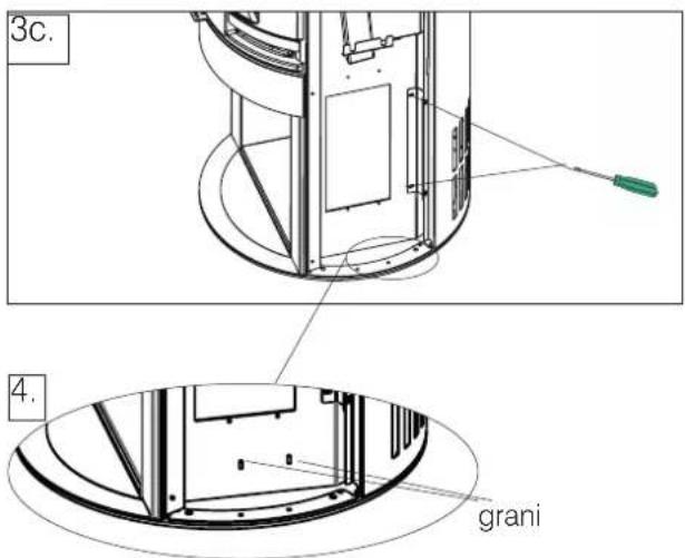 EDILKAMIN TALLY - MONTAGGIO RIVESTIMENTO (descrizione alle figure seguenti) - 4