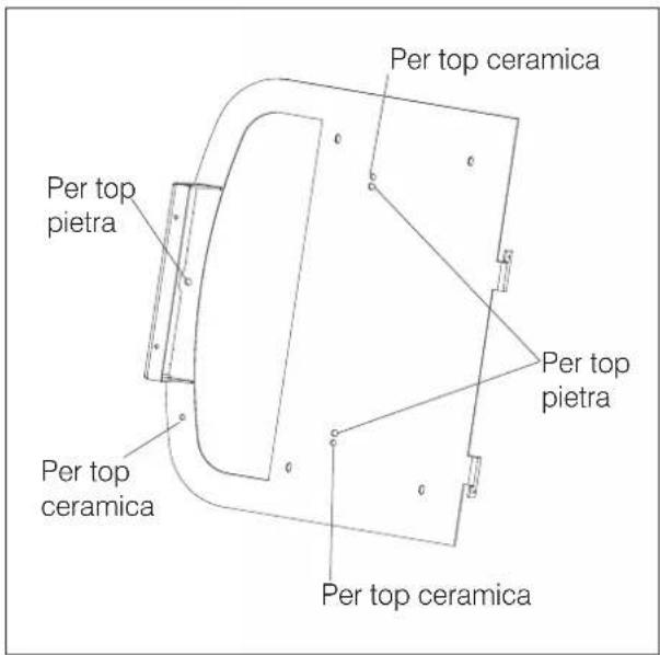 EDILKAMIN VYDA Air Tight C - Montaggio del top (4), pietra o ceramica - 2
