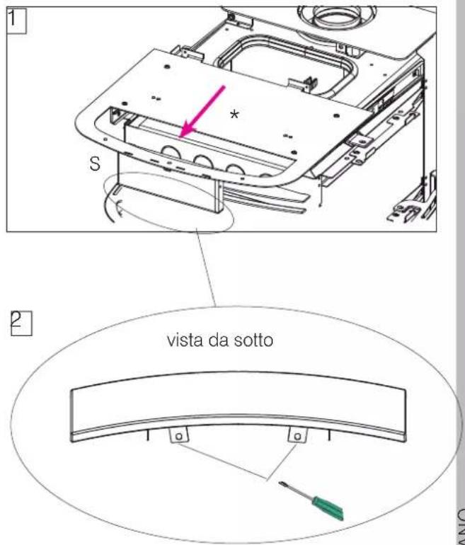 EDILKAMIN VYDA2 Air Tight C - Montaggio del frontalino superiore (2), pietra o ceramica - 1