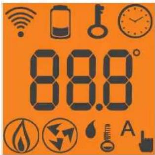 EDILKAMIN SPACE - DESCRIPTION OF DISPLAY SYMBOLS OF THE REMOTE CONTROL - 2