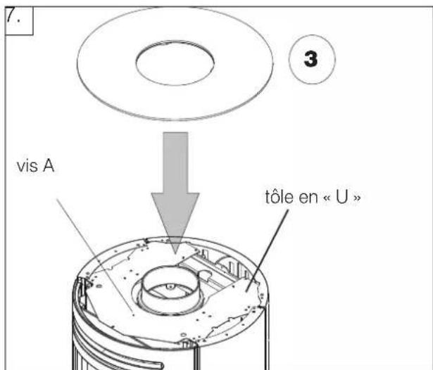 EDILKAMIN TALLY S EVO - OPÉRATIONS POUR LE MONTAGE DU REVÊTEMENT (description dans les figures suivantes) - 6