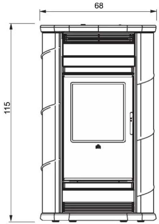 EDILKAMIN BIG - DIMENSIONI E FINITURE - 1