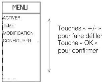 EDILKAMIN IDROPELLBOX 30 - Pour configurer les niveaux de température - 1