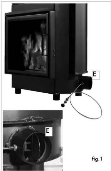 EDILKAMIN IDRO 50 - Prise d'air externe (option) - 1