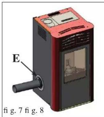 EDILKAMIN PRIMA - COLLEGAMENTO USCITA FUMI DAL RETRO - 3