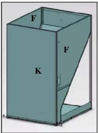 EDILKAMIN SERBATOIO 500 Kg - MONTAJE DEL CUERPO METÁLICO - 3