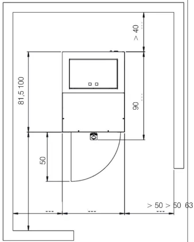 EDILKAMIN ATLANTA UP - Protection contre la chaleur et distances de sécurité - 2