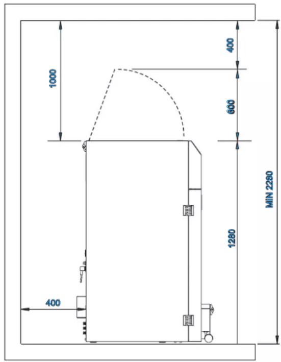 EDILKAMIN LAGUNA2 P24 - Protezione dal calore e distanze di sicurezza - 1