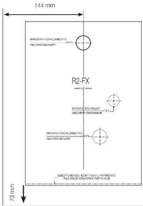 EDILKAMIN GORA 22 - Connections Hydraulices en mm - 2