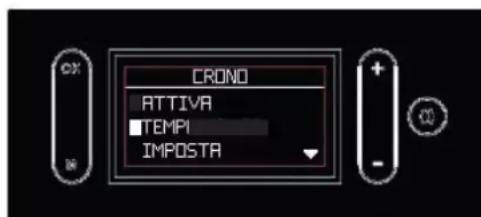 EDILKAMIN GORA 22 - Impostazione dei livelli di temperatura "TEMPERATURE" a display (figure a lato) - 1