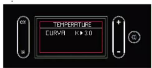 EDILKAMIN GORA 22 - Réglage des températures de l'eau (« TEMPERATURES » sur l'écran) - 3