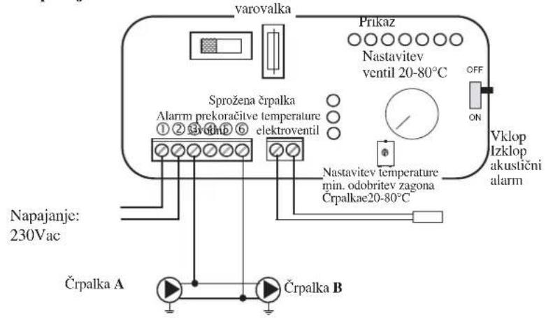 EDILKAMIN H2OCEANO - PRIMER HIDRAVLIČNE NAPRAVE ZA TERMO KAMIN S PROIZVAJANJEM TOPLE SANITARNE VOD Z UPORABO KIT 1 - 6