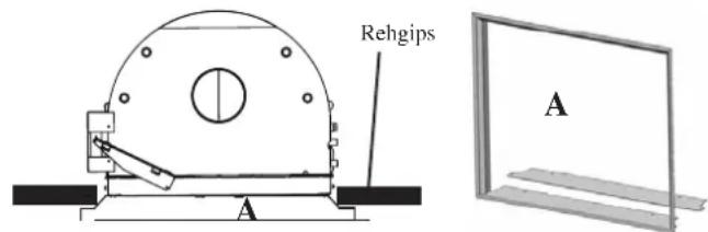 EDILKAMIN H2OCEANO - RAHMEN DER KAMINOFFNUNG (auf wunsch) - 1