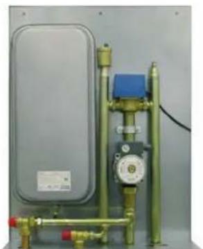 EDILKAMIN H2OCEANO - ESEMPIO DI IMPIANTO IDRAULICO PER TERMOCAMINETTO SOLO RISCALDAMENTO CON UTILIZZO DI KIT 5 - 5